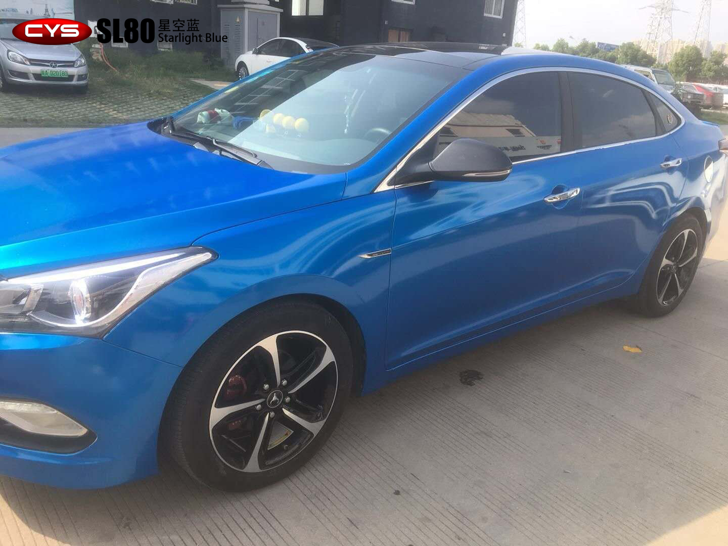 现代名图星空蓝sl80 - 现代名图星空蓝sl80汽车改色贴膜 - 车衣裳官网