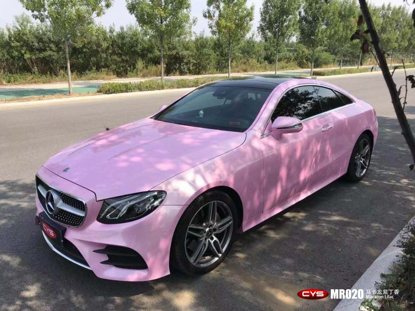 奔驰e200马卡龙紫丁香mr020