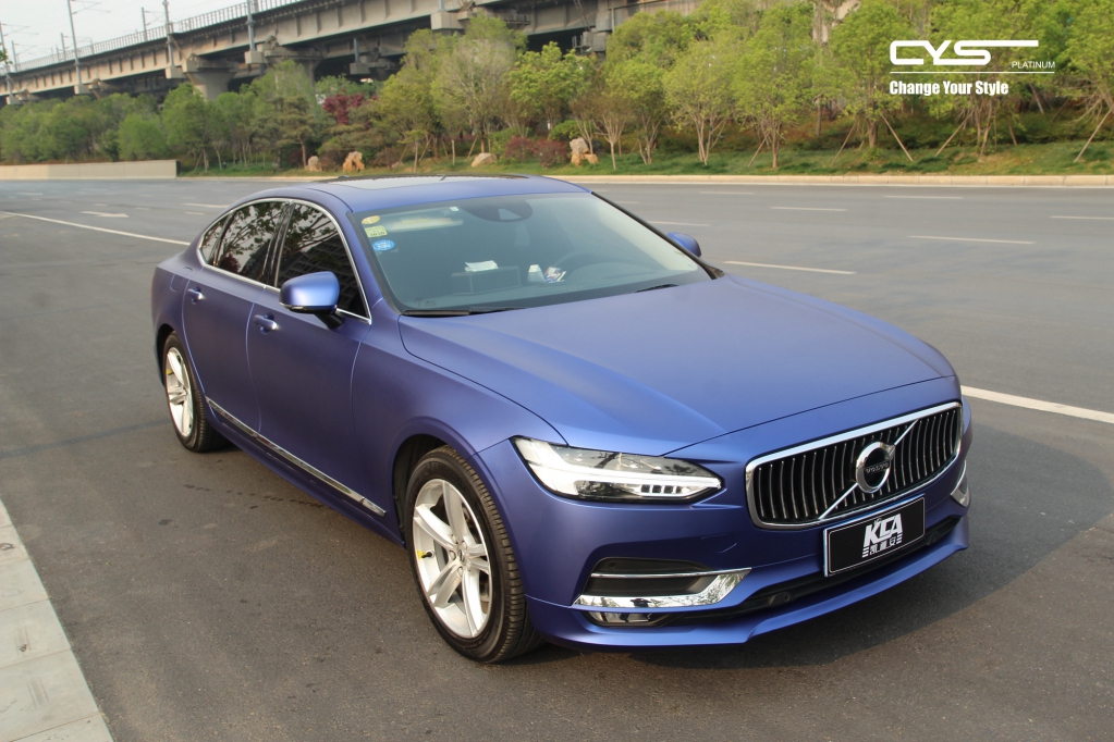 沃尔沃s90超亚普鲁士蓝sm23