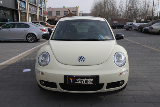 甲壳虫全车乳白车身改色案例