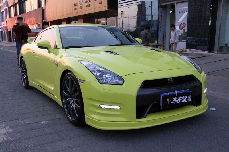 车衣裳9900系列改色膜亮光柠檬黄车身改色案例集锦 车衣裳9900系列改色膜亮光柠檬黄车身改色案例集锦