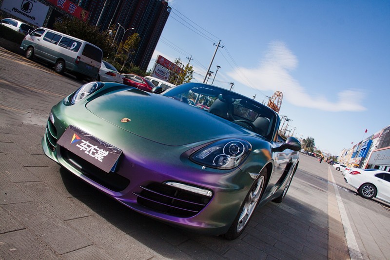 ��ӥ����   ��ʱ��Boxster������ɫЧ��֮��ɫ�����ϳ�����ɫ��Ĥ