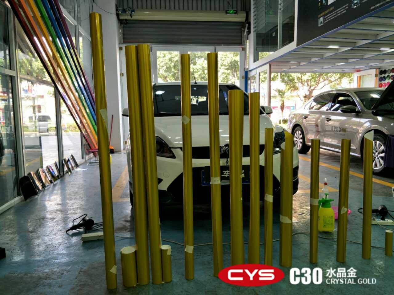 ���ظ���˹ˮ��������ɫ��Ĥ-ʩ��ǰ