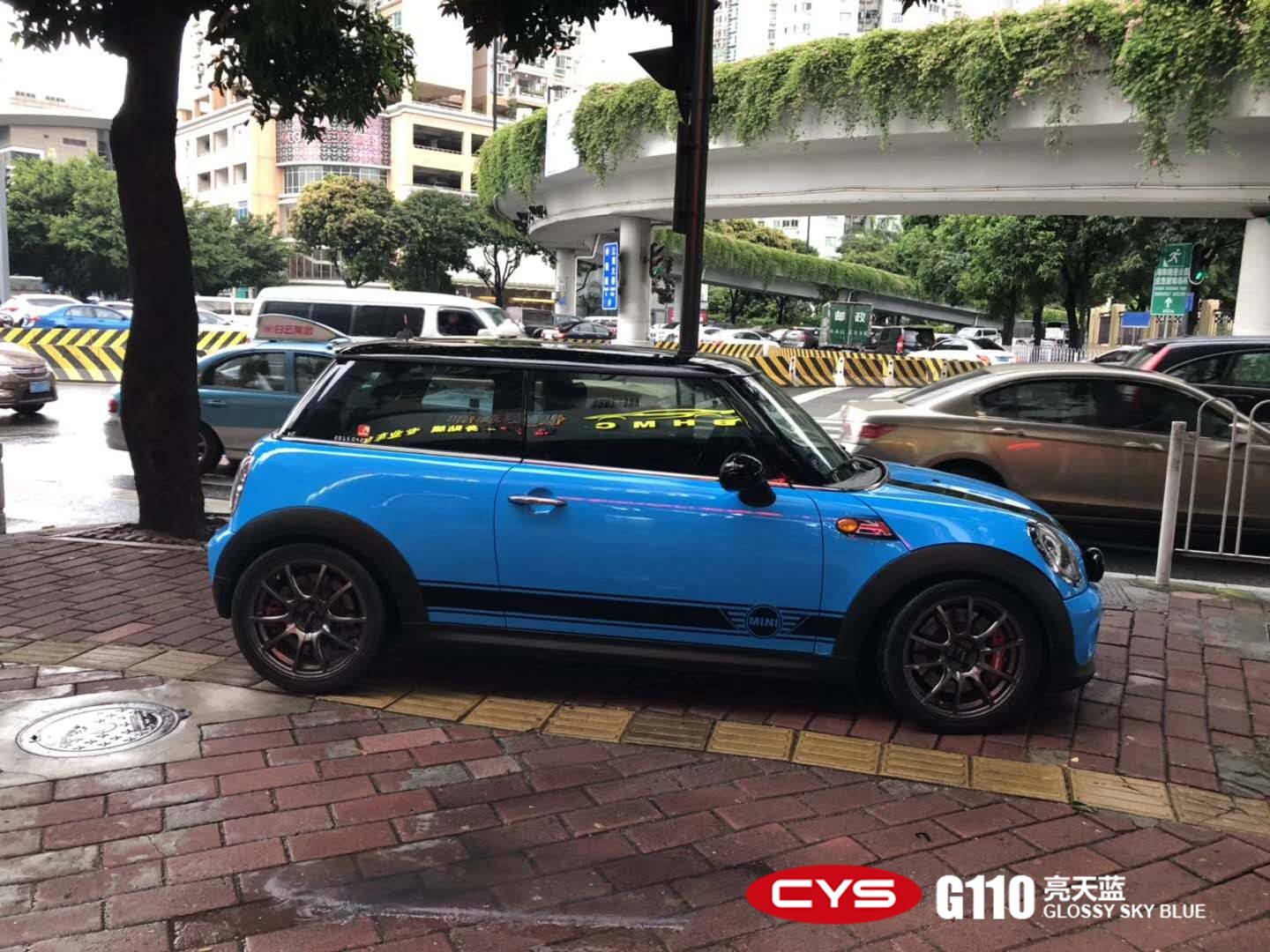 mini cooper������������ɫ��Ĥ