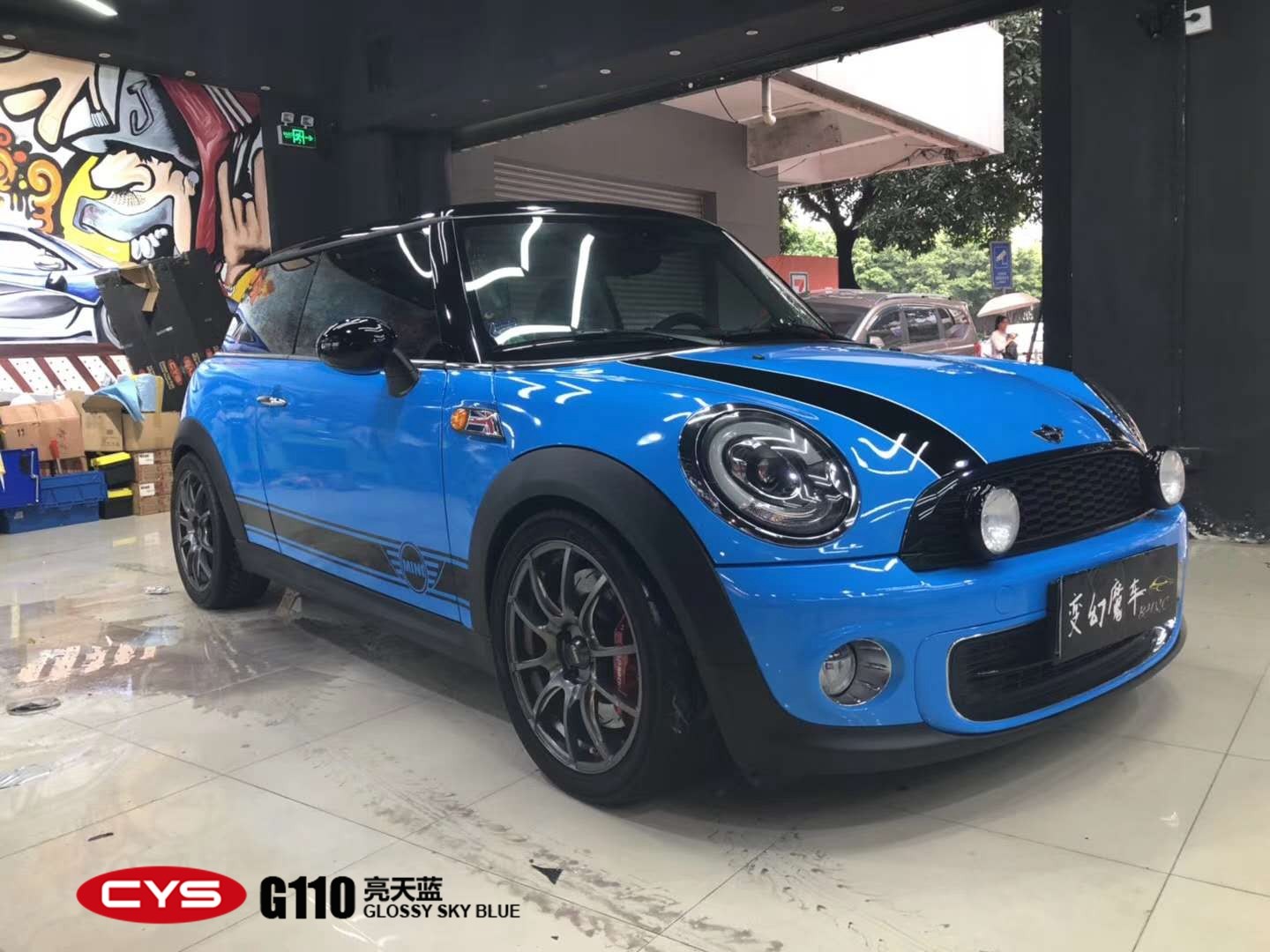 mini cooper������������ɫ��Ĥ