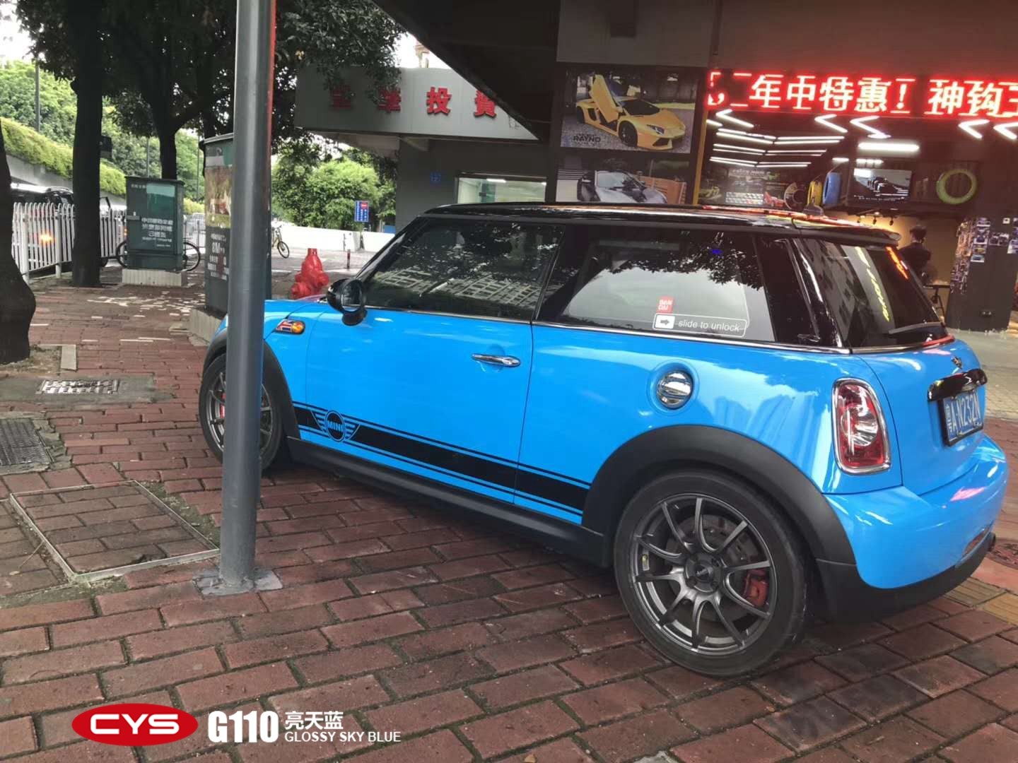 mini cooper������������ɫ��Ĥ